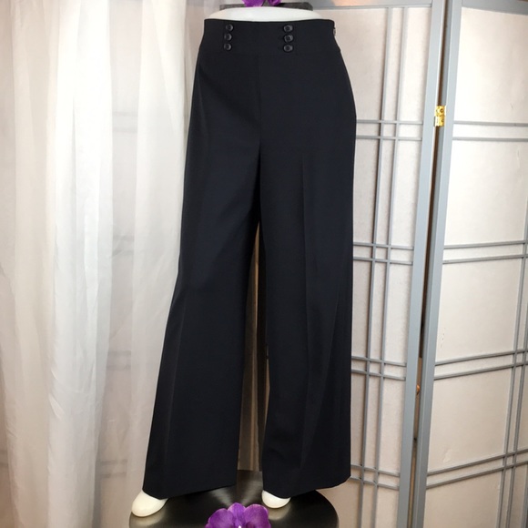 Ann Taylor Pants - Ann Taylor LOFT | Poly/Wool/Spandex Fully Lined Sailor Palazzo  | Size 6/28